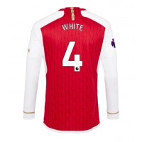 Arsenal Benjamin White #4 Hjemmedrakt 2023-24 Langermet